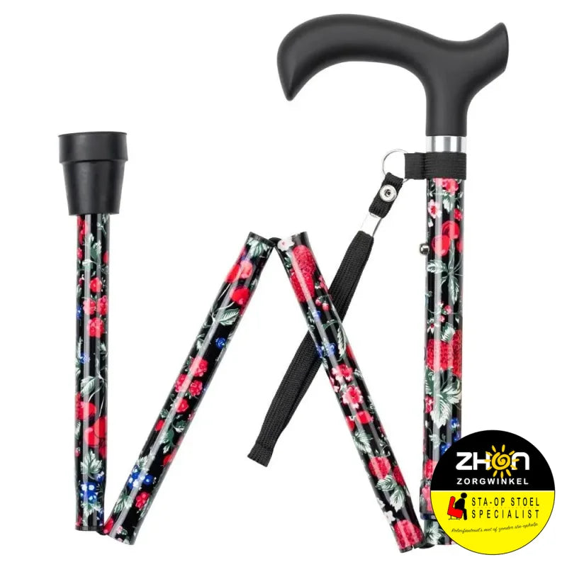 Wandelstok opvouwbaar - kleur of print
