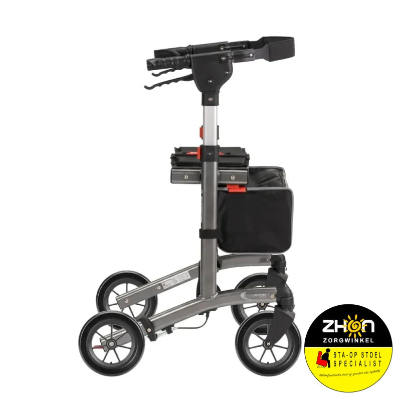 Trollimaster RA60 Rollator - Donkergrijs met Softwielen
