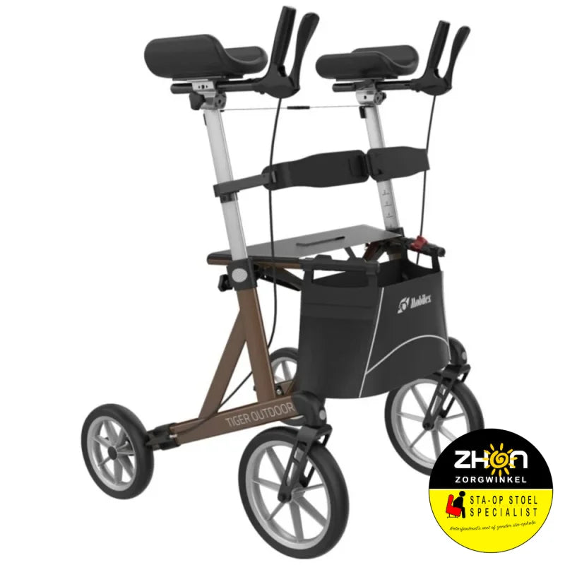 Tiger Walker Outdoor (met onderarmschalen) - Arthritis Rollator