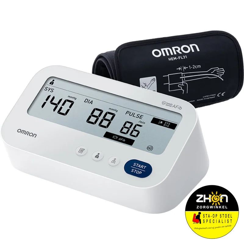 Omron - X3 Comfort AFib - Bloeddrukmeter - Aanbevolen door dokter en ziekenhuis