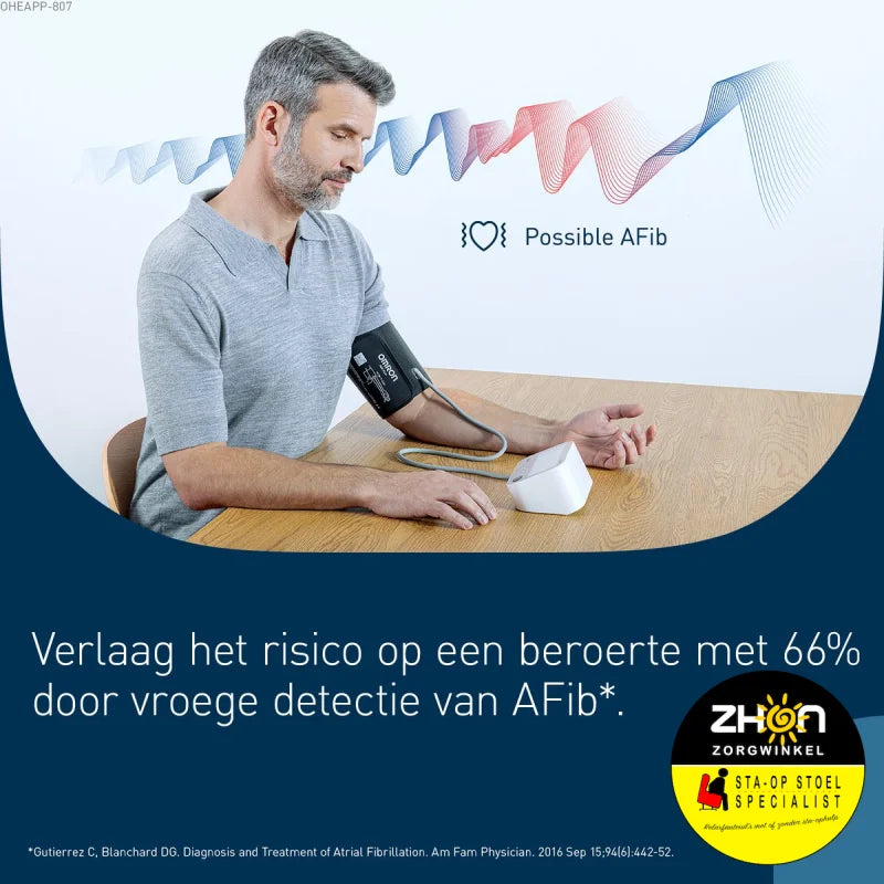 Omron - X3 Comfort AFib - Bloeddrukmeter - Aanbevolen door dokter en ziekenhuis