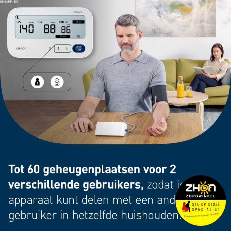 Omron - X3 Comfort AFib - Bloeddrukmeter - Aanbevolen door dokter en ziekenhuis