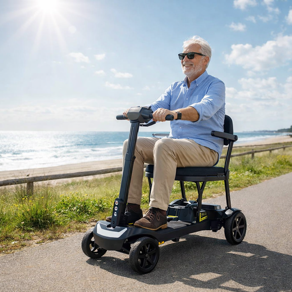 PortaGo - Lichte scootmobiel opvouwbaar! Slechts 19,5 KG