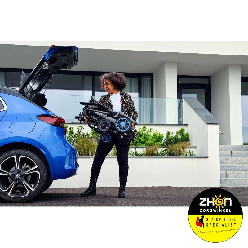 Quickie - Q50 R Elektrische Opvouwbare Rolstoel - 14,5kg ! - Carbon