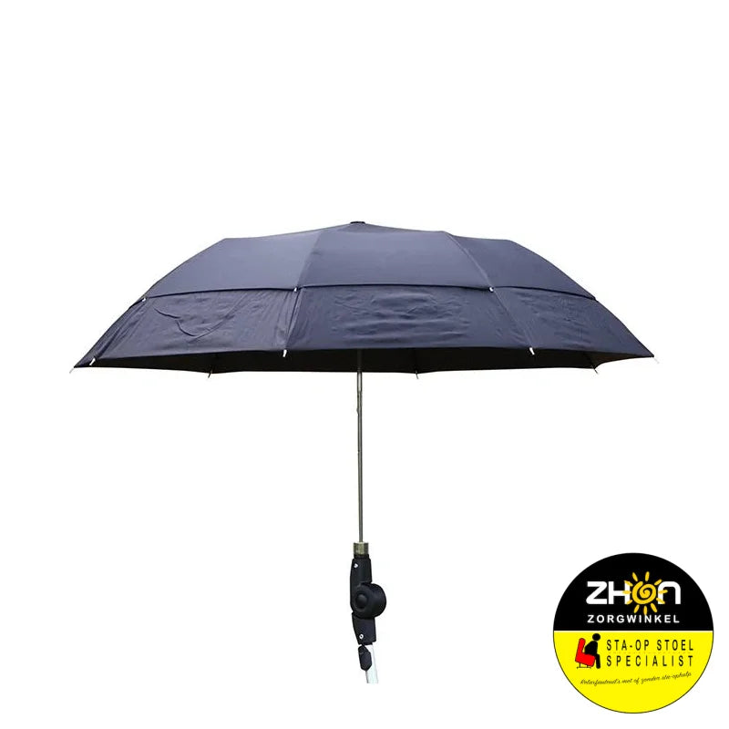 Mobilex / Rehasense - Paraplu / parasol, zwart, voor rollator