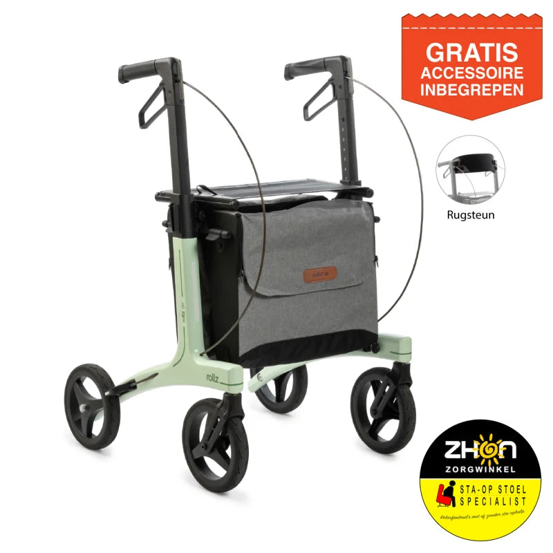 Rollz - Air - De lichtste rollator - 4,7 kg ! - Carbon