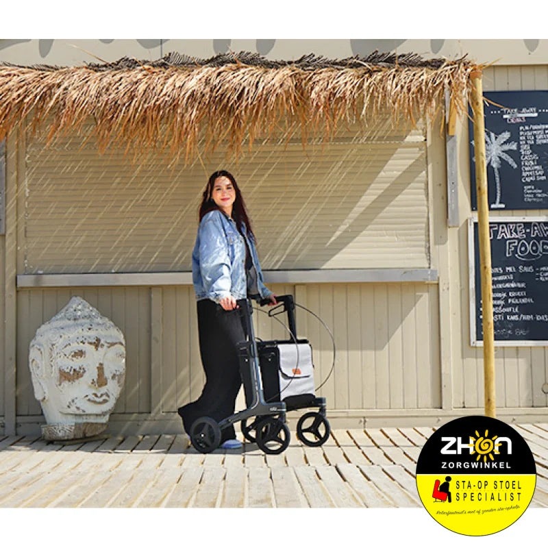 Rollz - Air - De lichtste rollator - 4,7 kg ! - Carbon