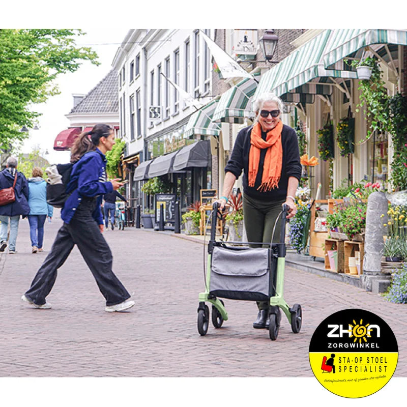 Rollz - Air - De lichtste rollator - 4,7 kg ! - Carbon