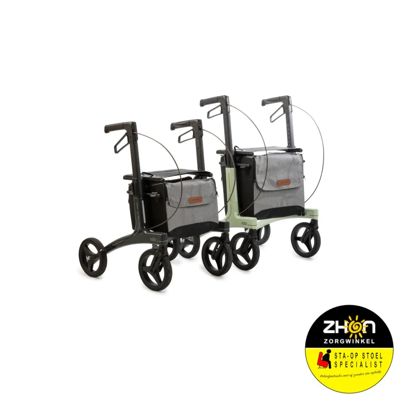 Rollz - Air - De lichtste rollator - 4,7 kg ! - Carbon