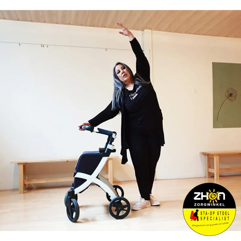 Rollz - Flex rollator met grote boodschappentas