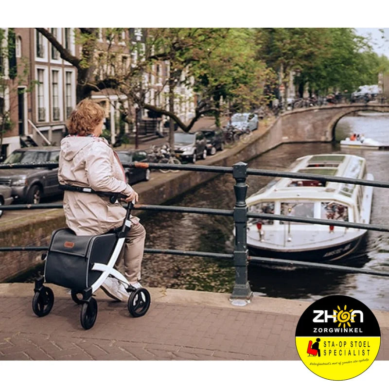 Rollz - Flex rollator met grote boodschappentas