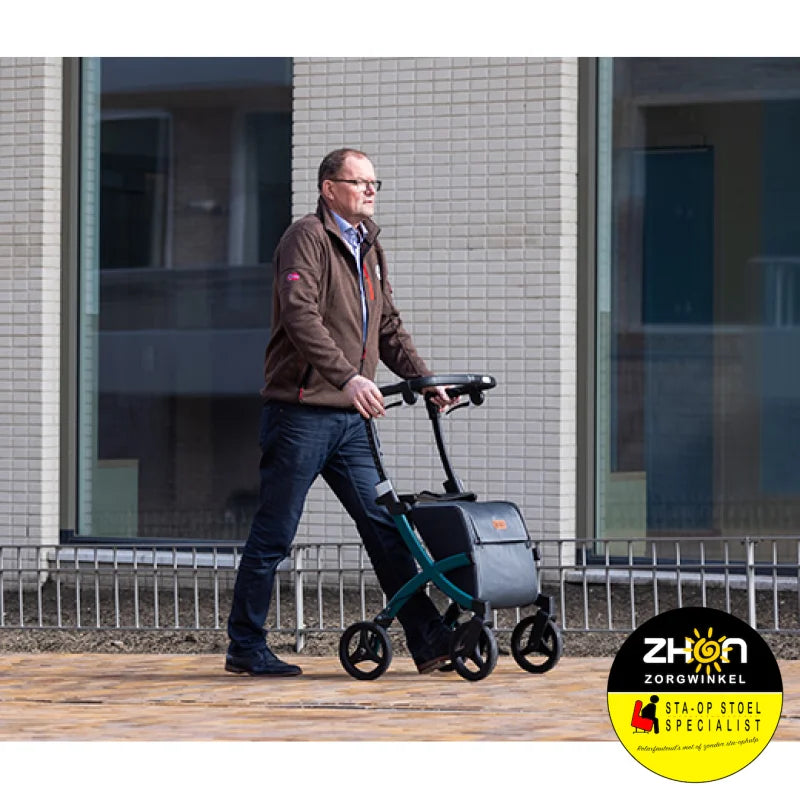 Rollz - Flex rollator met grote boodschappentas