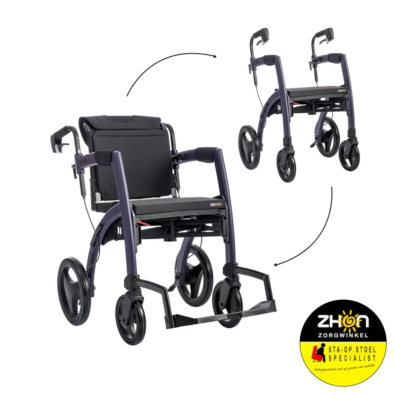 Rollz - Motion Rollator en rolstoel in één