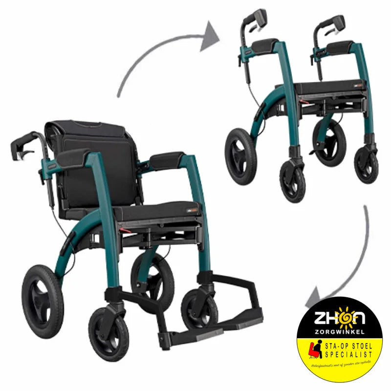 Rollz - Motion Rollator en rolstoel in één met luchtbanden