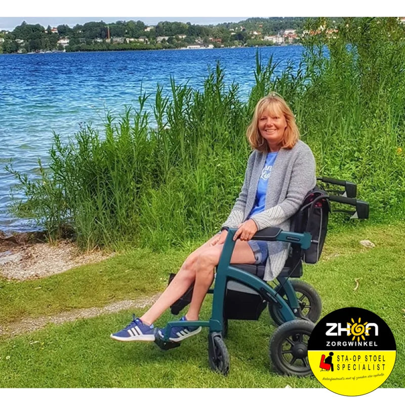 Rollz - Motion Rollator en rolstoel in één met luchtbanden
