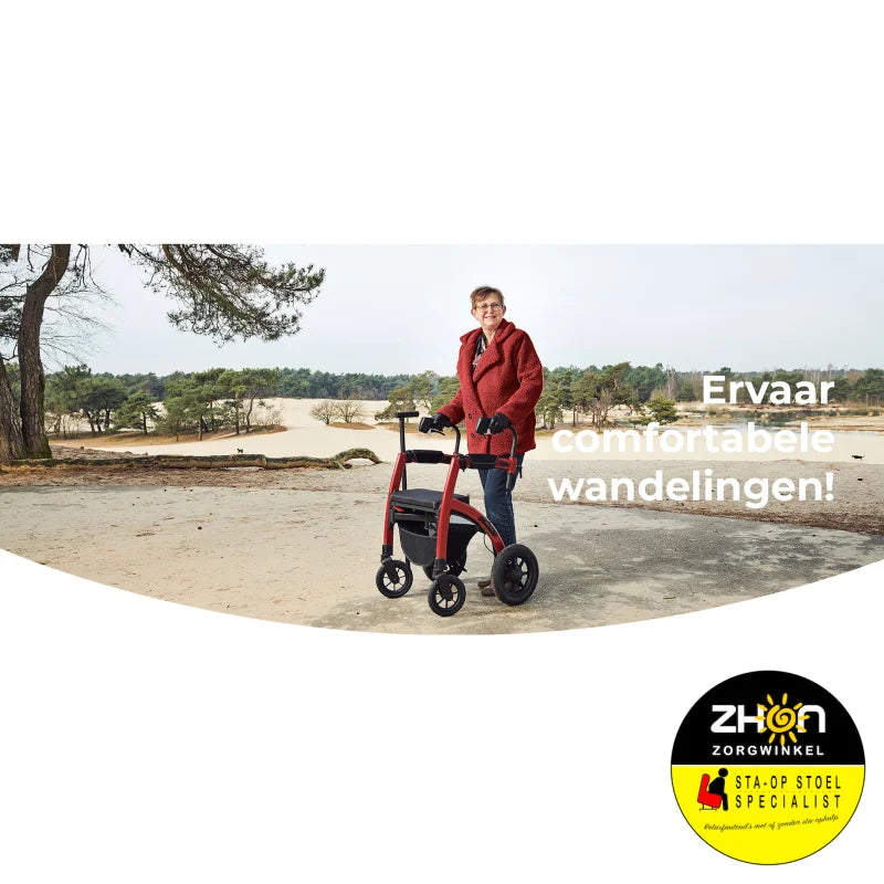 Rollz - Motion Rollator en rolstoel in één met luchtbanden