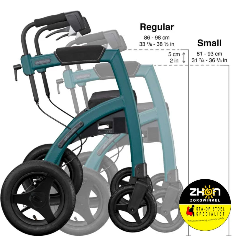 Rollz - Motion Rollator en rolstoel in één met luchtbanden