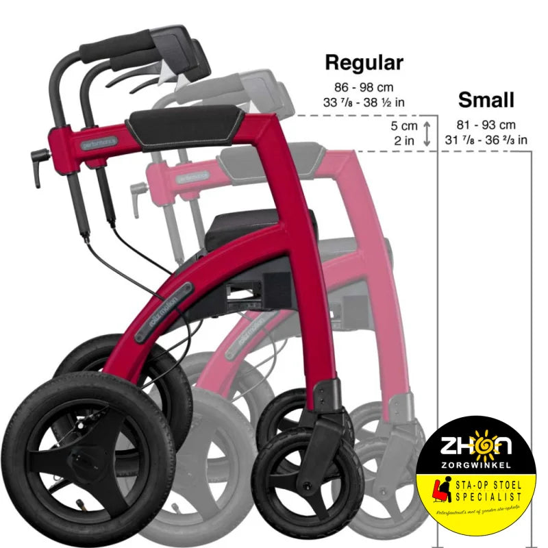 Rollz - Motion Rollator en rolstoel in één met luchtbanden