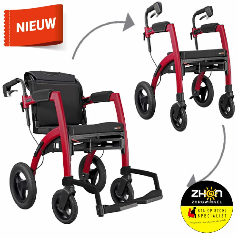 Rollz - Motion Rollator en rolstoel in één met luchtbanden