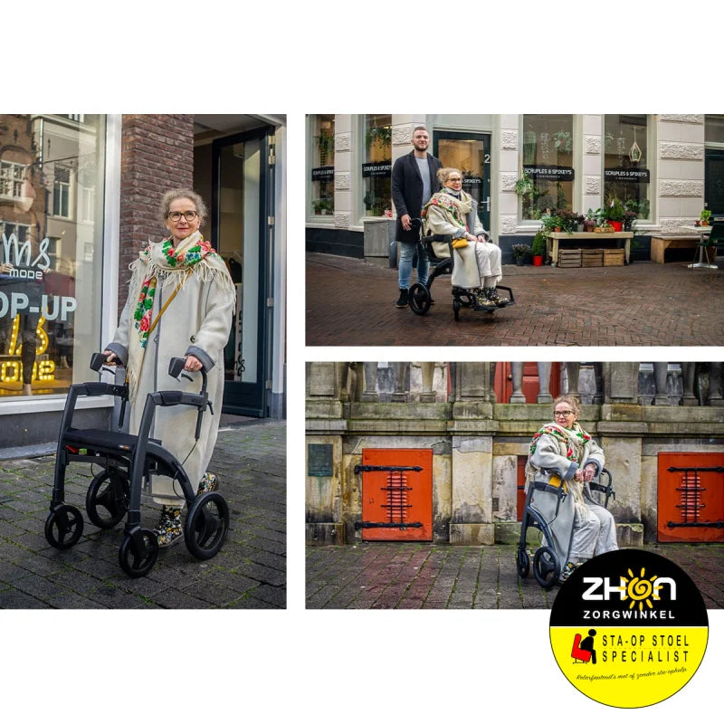 Rollz - Motion Rhythm rollator en rolstoel in één - Parkinson