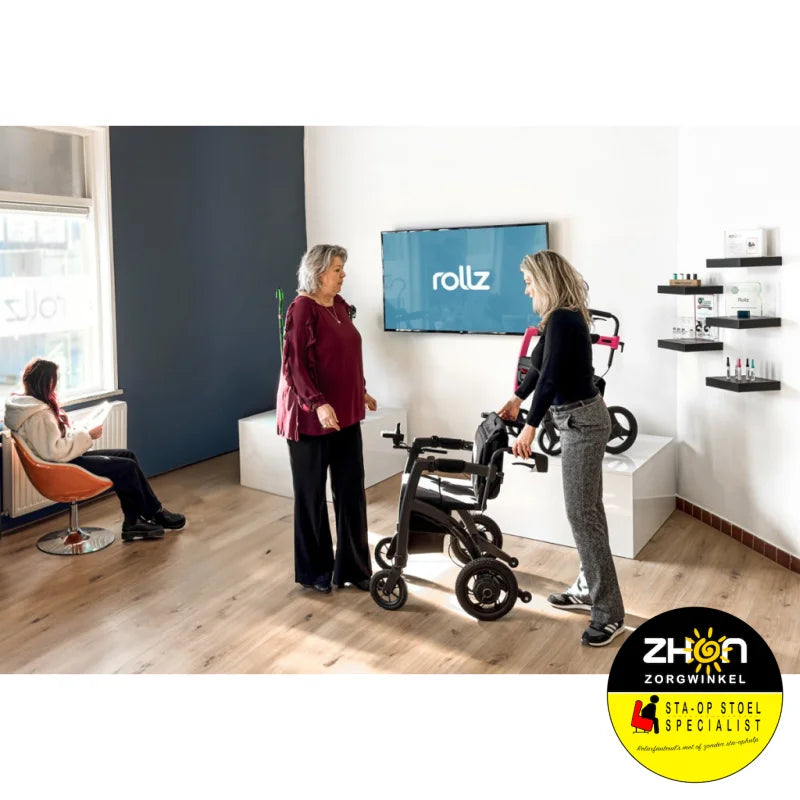 Rollz - Motion Rhythm rollator en rolstoel in één - Parkinson