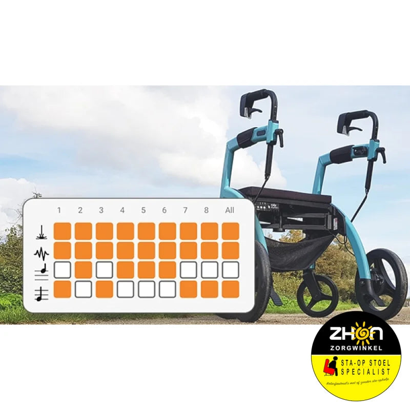Rollz - Motion Rhythm rollator en rolstoel in één - Parkinson