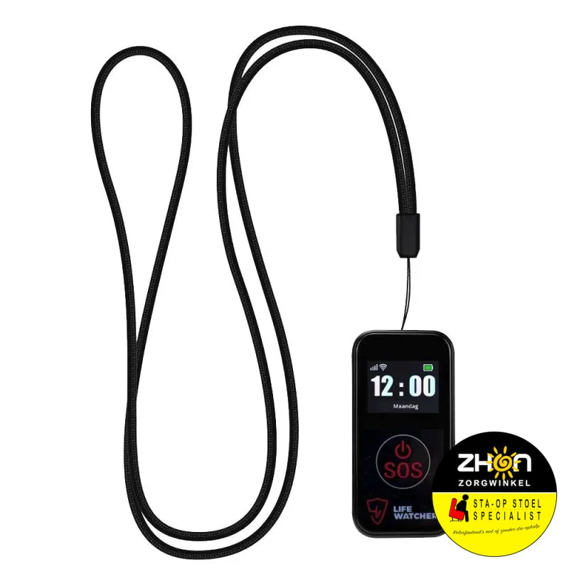 Lifewatcher - SOS Senior Button 4G met tijdsaanduiding en valdetectie